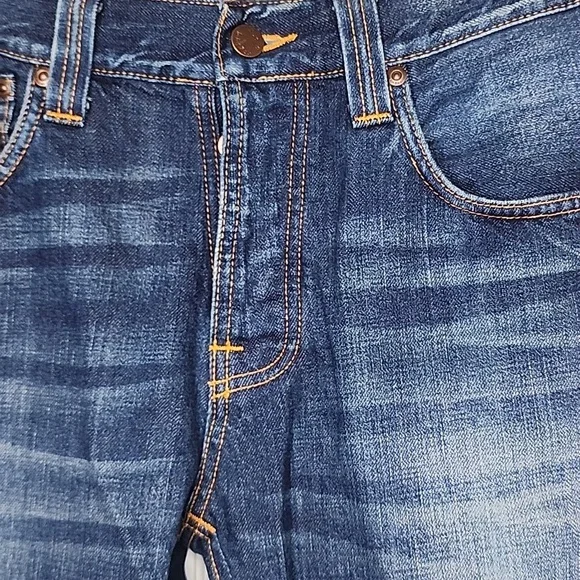 Nudie Jeans Co Mens Steady Eddie II Vacation Blues Jeans Size 29 32 - Picture 4 of 12